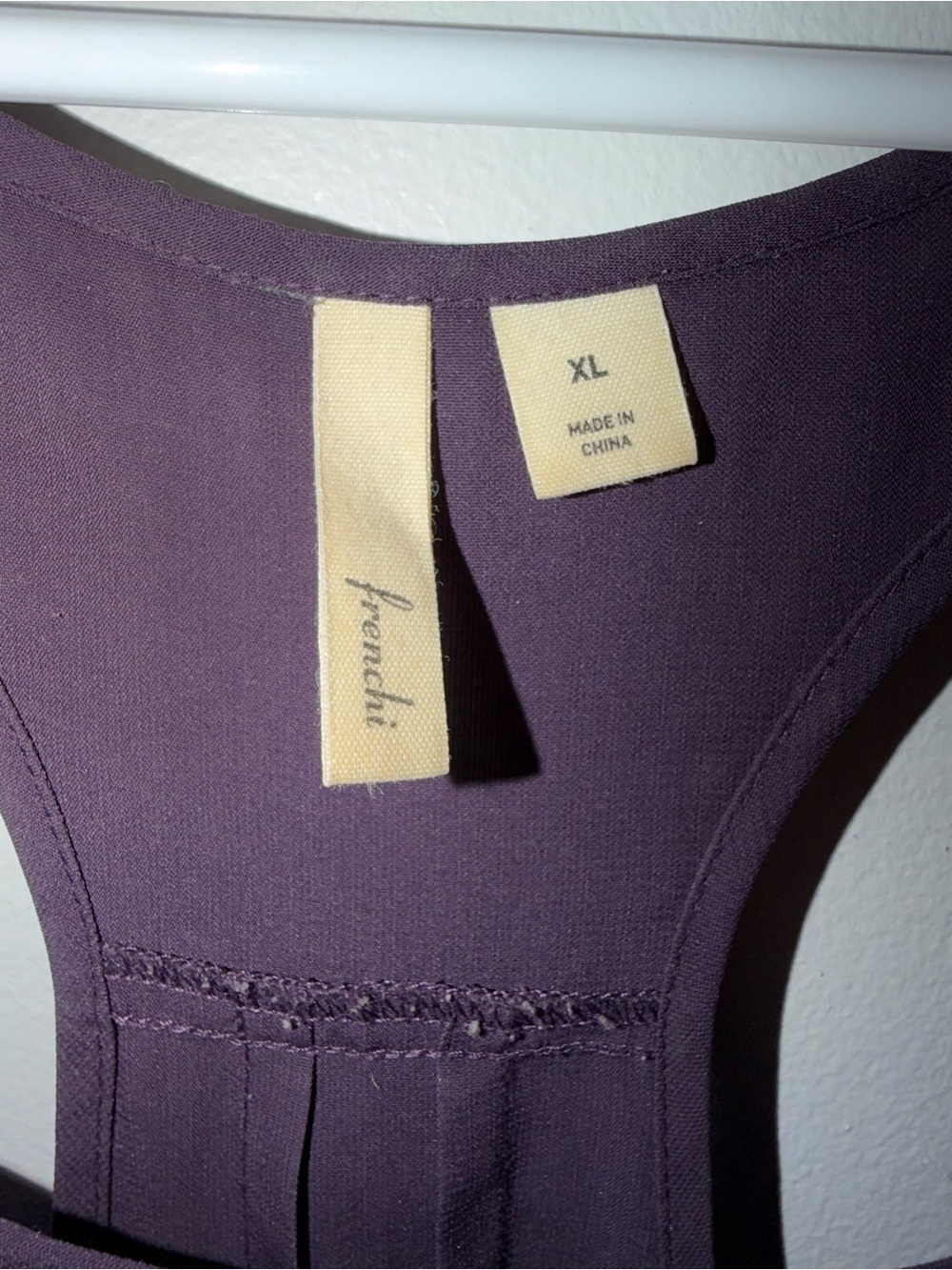 Frenchi Deep Plum Racerback Layered Tank - Picture 3 of 3